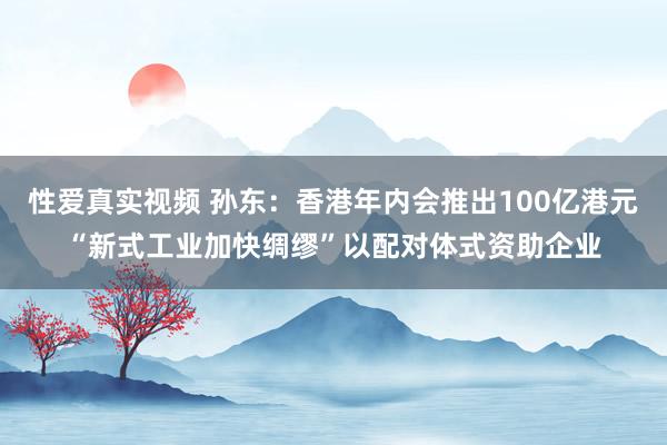 性爱真实视频 孙东：香港年内会推出100亿港元“新式工业加快绸缪”以配对体式资助企业