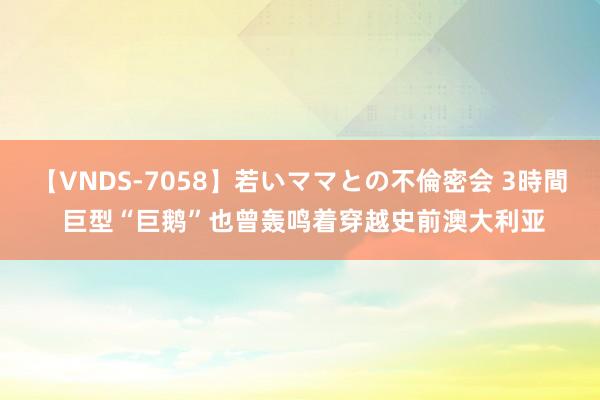 【VNDS-7058】若いママとの不倫密会 3時間 巨型“巨鹅”也曾轰鸣着穿越史前澳大利亚